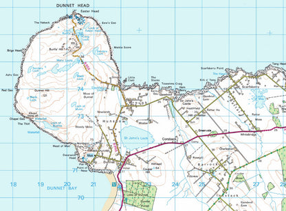 North Highland Way Route Map - 3 Map Series  - Digital Download