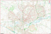 Central Northampton Postcode City Street Map - Digital Download ...