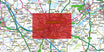Central Northampton Postcode City Street Map - Digital Download ...