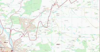 Postcode City Sector Map - Perth - Digital Download