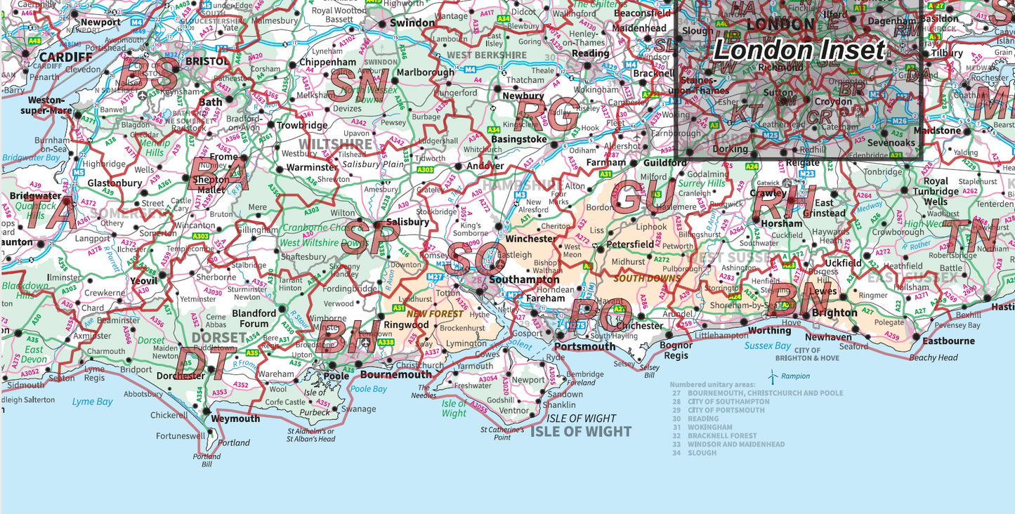 Postcode Area 6 - England & Wales - Digital Download
