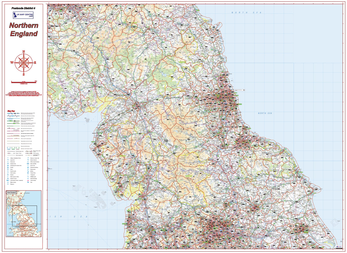 Dt Postcode Map Uk Postcode District Map Series - Full UK - Digital Download – ukmaps.co.uk