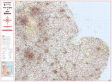 East Midlands Postcode District Map | East Anglia & Regional Boundarie ...