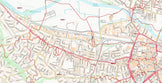 Central Reading Postcode City Street Map - Digital Download – ukmaps.co.uk