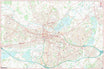 Central Reading Postcode City Street Map - Digital Download – ukmaps.co.uk