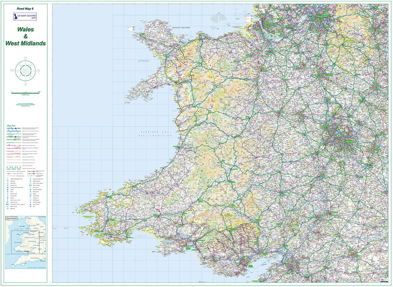 Road Map 6 - Wales & West Midlands - Digital Download