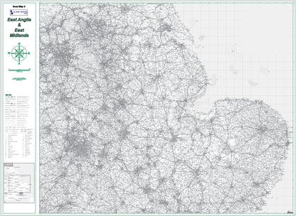 Road Map 5 - East Midlands & East Anglia - Digital Download