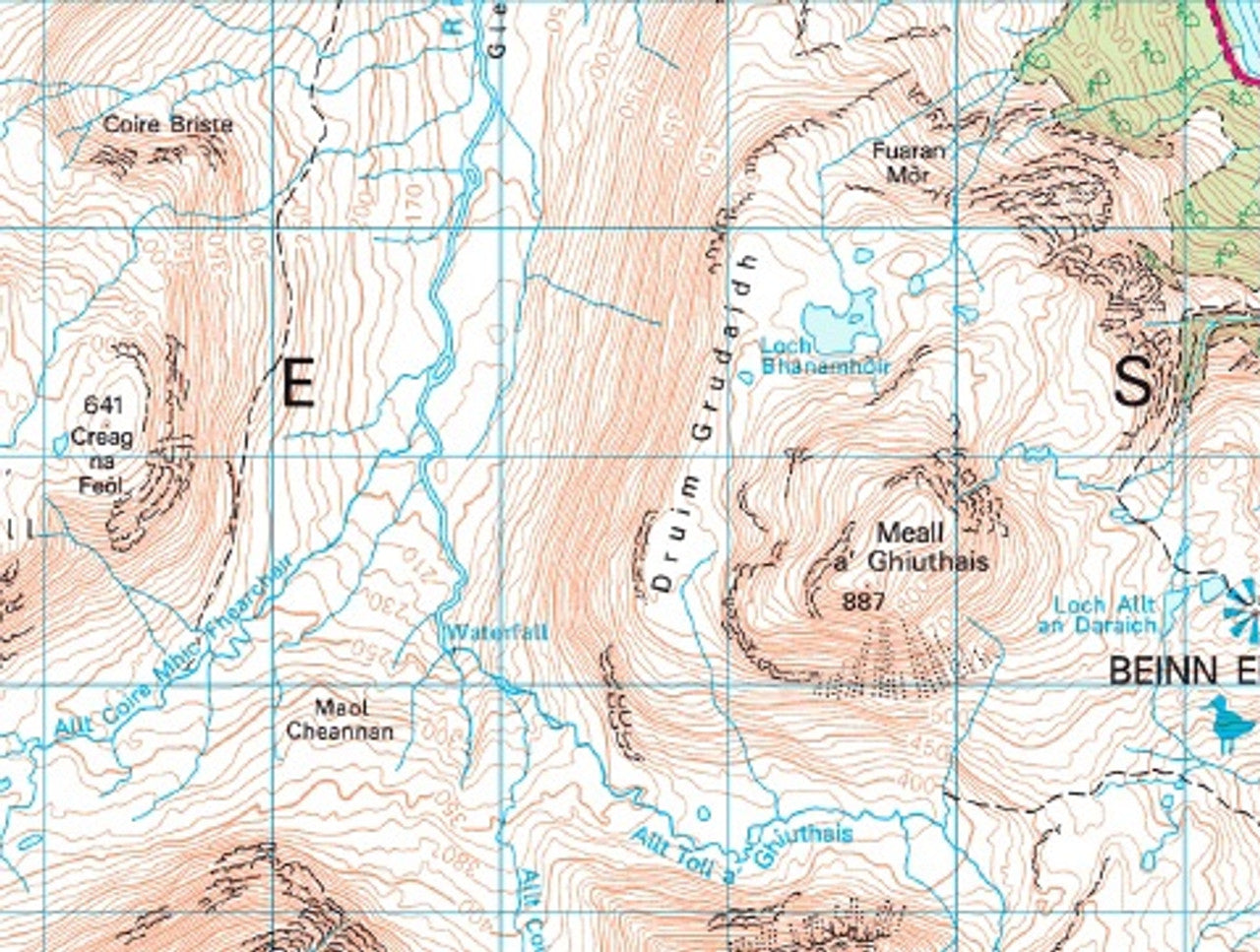 Ruadh-stac-Mor (Beinn Eighe) - OS Walking Map Download