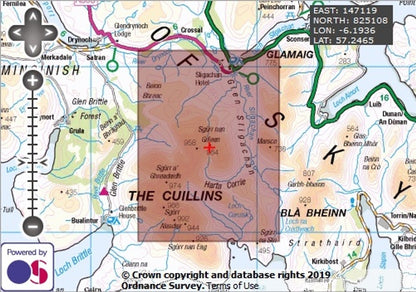 Sgurr nan Gillean - OS Walking Map Download