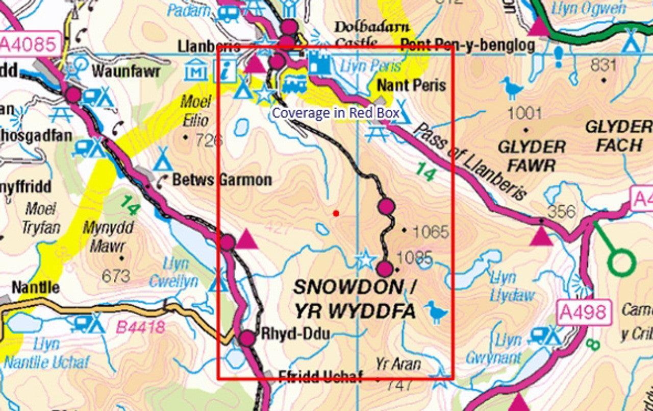 Snowdon Map UK OS Walking Maps | Mountain & Trail PDFs | UK Maps – ukmaps.co.uk