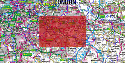 South East London City Street Map - Digital Download