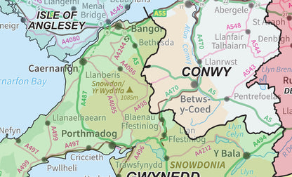 National Admin Map 5 - Wales - Digital Download