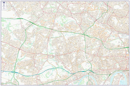 West London City Street Map - Digital Download