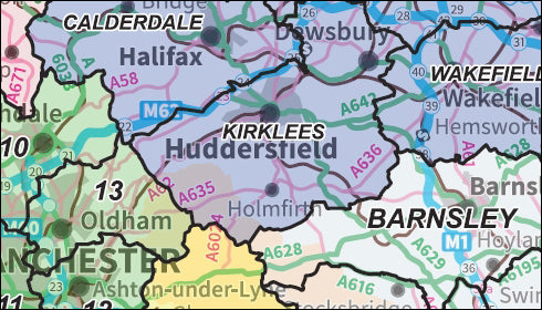 National Admin Boundary Map 1 - Digital Download